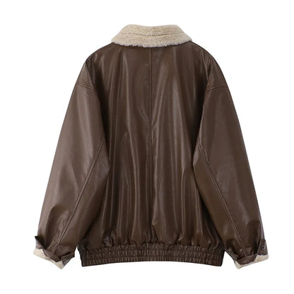 Abrigo De Invierno Con Ajuste Holgado Y Diseño Liso Para Mujer | Ideal Para Invierno