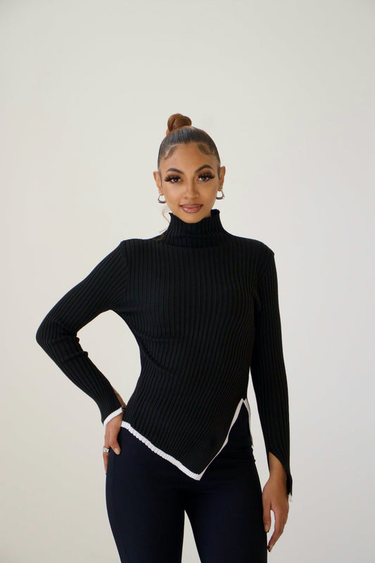 Jersey de Cuello Alto para Mujer | Ideal para Uso Diario en Temporada Fresca