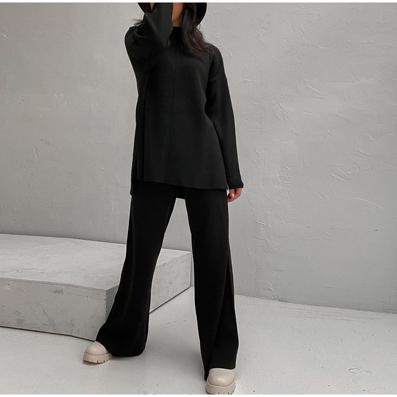 Conjunto de Dos Piezas con Corte Holgado para Mujeres | Ideal para Todas las Estaciones