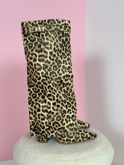Botas Con Estampado a La Altura De La Rodilla Para Mujer | Ideal Para Clima Frío