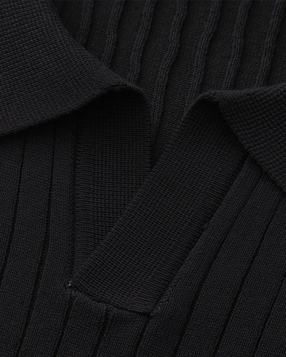 Polo de Manga Corta con Cuello Abierto para Hombres | Ideal para Temporada Cálida y Entretiempo