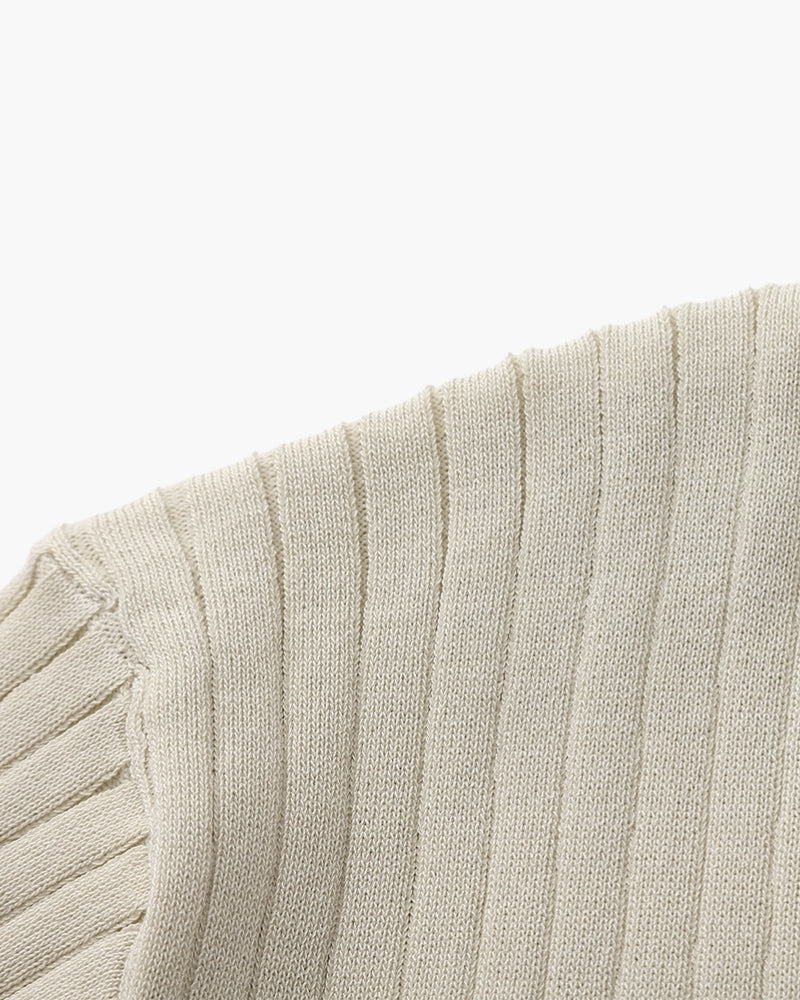 Polo de Manga Corta con Cuello Abierto para Hombres | Ideal para Temporada Cálida y Entretiempo