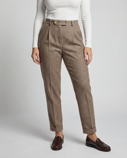 Pantalón De Corte Recto Con Cintura Alta Para Mujer | Ideal Para Uso Profesional