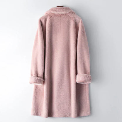 Abrigo Largo De Invierno Para Mujer Con Diseño Clásico | Ideal Para Temporada De Invierno