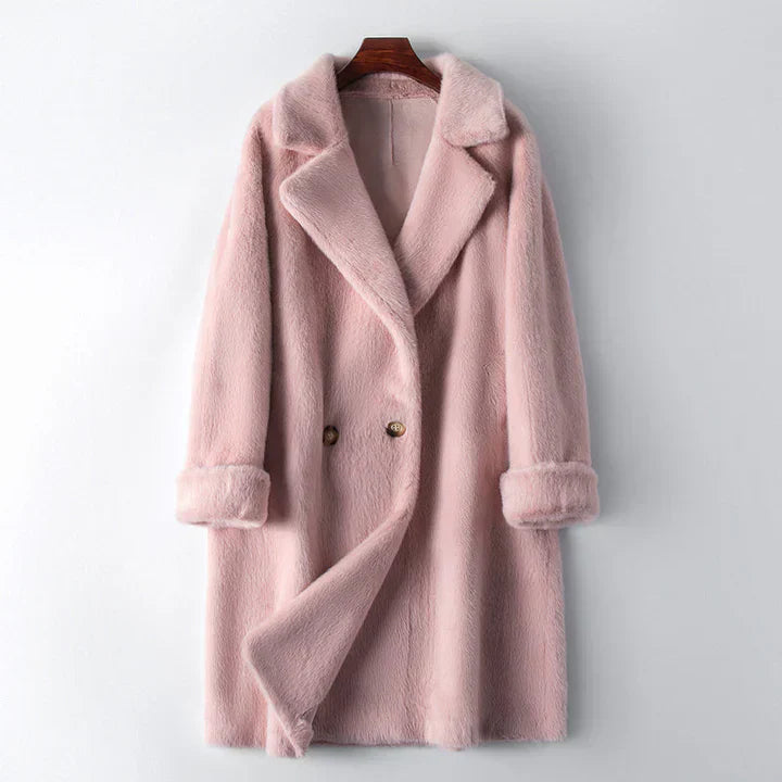 Abrigo Largo De Invierno Para Mujer Con Diseño Clásico | Ideal Para Temporada De Invierno