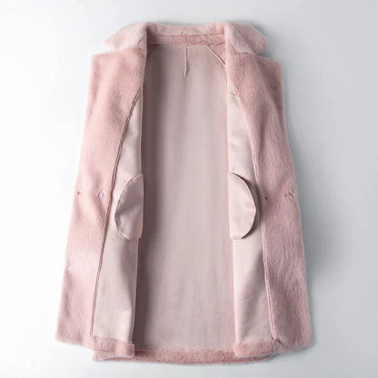 Abrigo Largo De Invierno Para Mujer Con Diseño Clásico | Ideal Para Temporada De Invierno