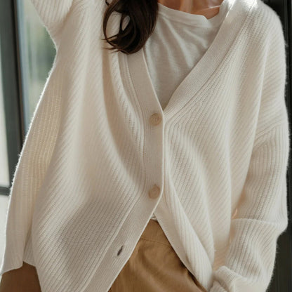 Cárdigan Oversize con Abertura Frontal para Mujer | Ideal para Días Frescos o Uso en Casa