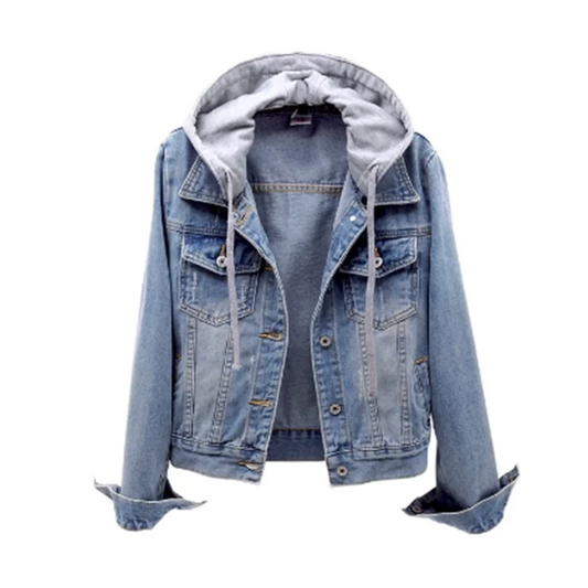 Chaqueta con Capucha y Cierre de Botones para Mujer | Ideal para Uso Diario en Exterior