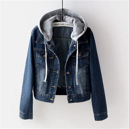 Chaqueta con Capucha y Cierre de Botones para Mujer | Ideal para Uso Diario en Exterior