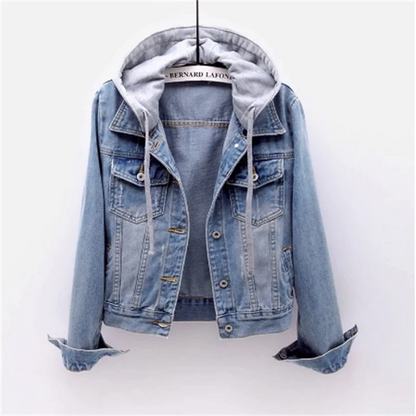 Chaqueta con Capucha y Cierre de Botones para Mujer | Ideal para Uso Diario en Exterior