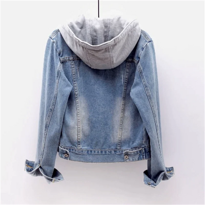 Chaqueta con Capucha y Cierre de Botones para Mujer | Ideal para Uso Diario en Exterior