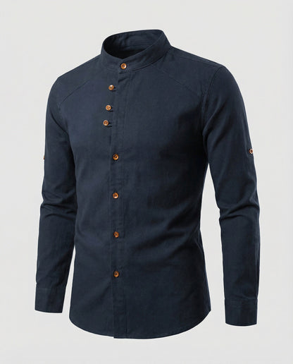 Camisa de Manga Larga Slim para Hombres | Ideal para Uso Diario y Formal