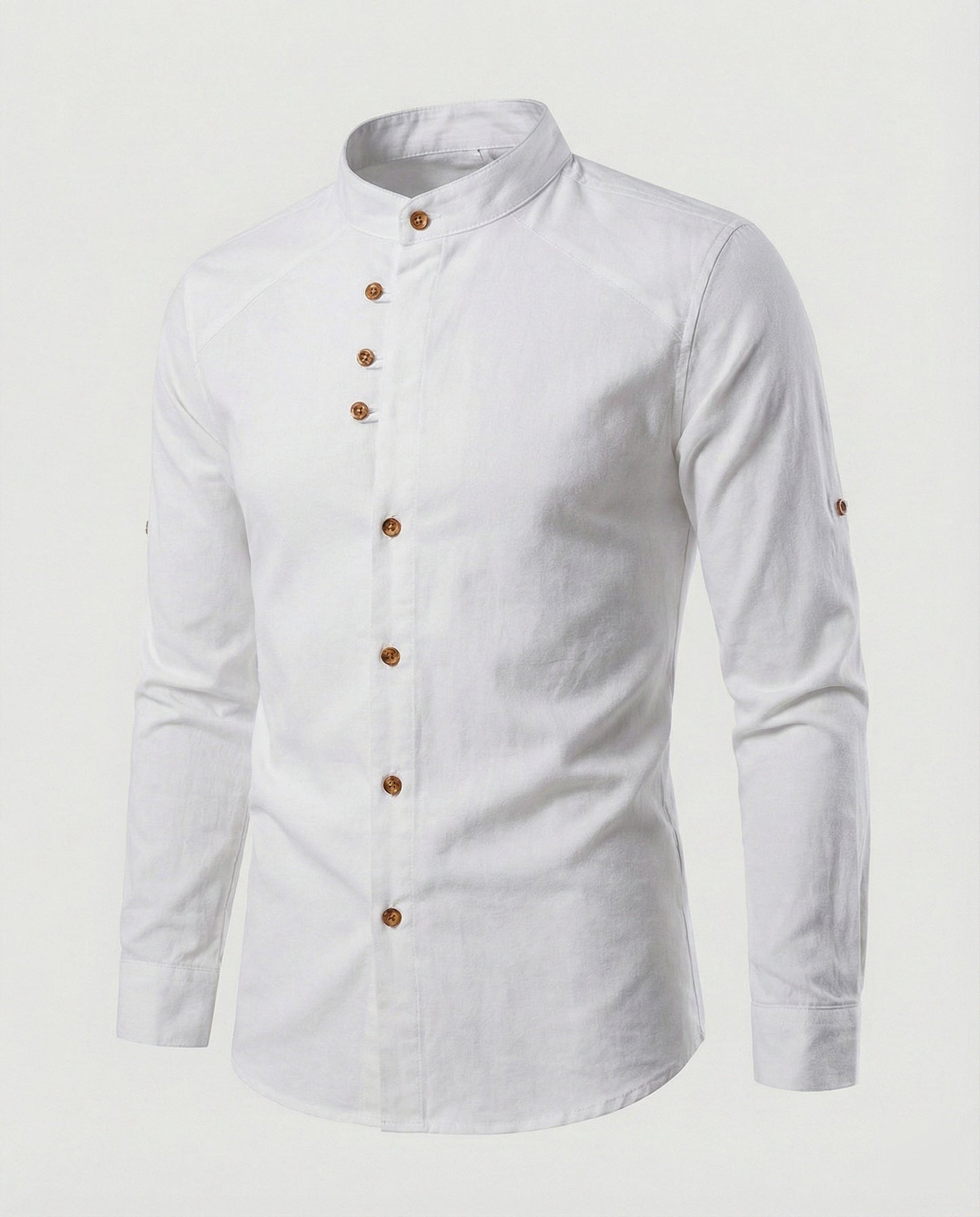 Camisa de Manga Larga Slim para Hombres | Ideal para Uso Diario y Formal