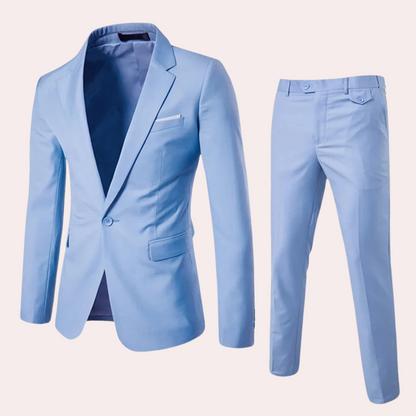 Traje de Dos Piezas con Corte Slim para Hombre | Ideal para Eventos Profesionales y Formales