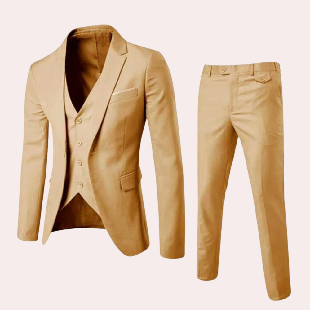 Traje de Dos Piezas con Corte Slim para Hombre | Ideal para Eventos Profesionales y Formales