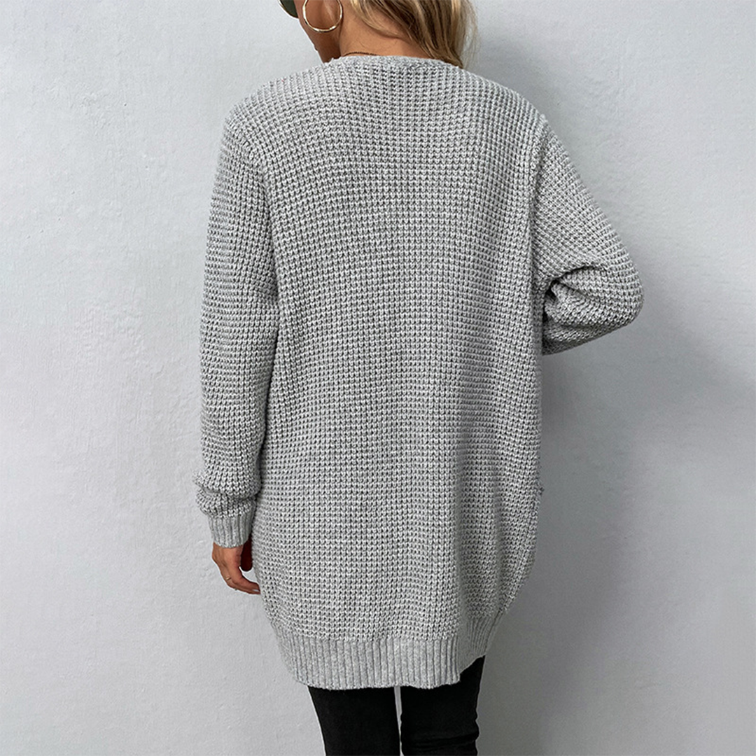 Gilet Largo con Bolsillos para Mujer | Ideal para Otoño e Invierno