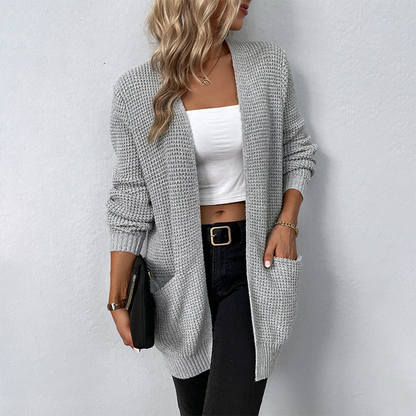 Gilet Largo con Bolsillos para Mujer | Ideal para Otoño e Invierno