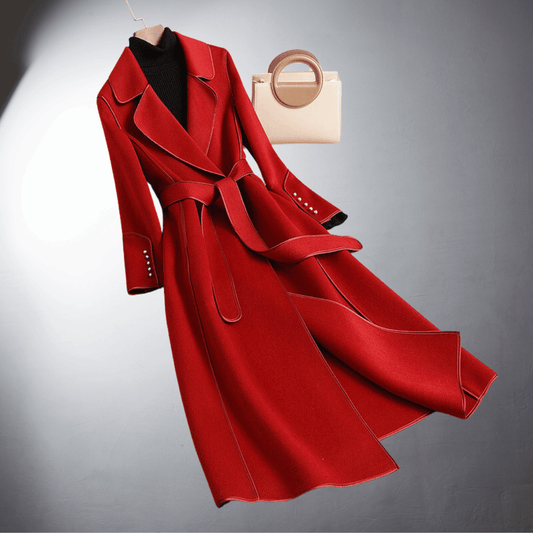 Abrigo Largo con Silueta Clásica para Mujer | Ideal para el Invierno