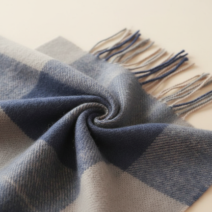 Bufanda Con Diseño De Cuadros Para Mujeres | Ideal Para El Invierno