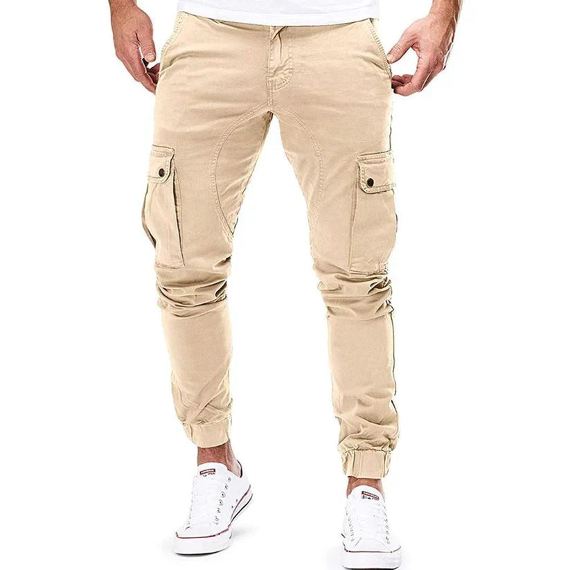 Pantalón Cargo Slim con Bolsillos Inclinados para Hombre | Ideal para Uso Diario y Actividades Informales