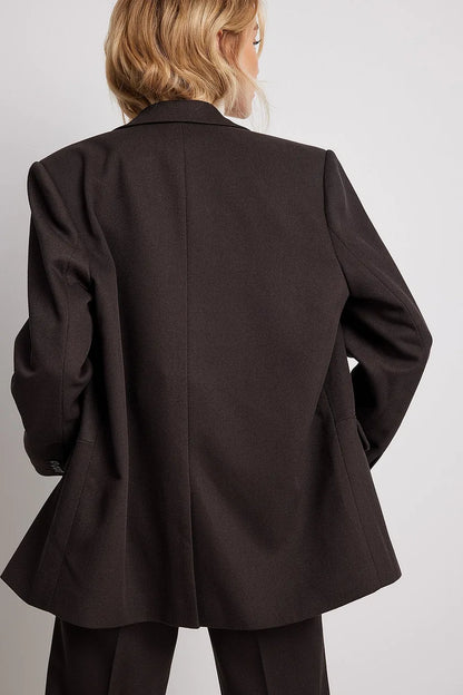 Blazer Con Corte Regular Y Cierre De Dos Botones Para Mujer | Ideal Para Uso Profesional Y Diario