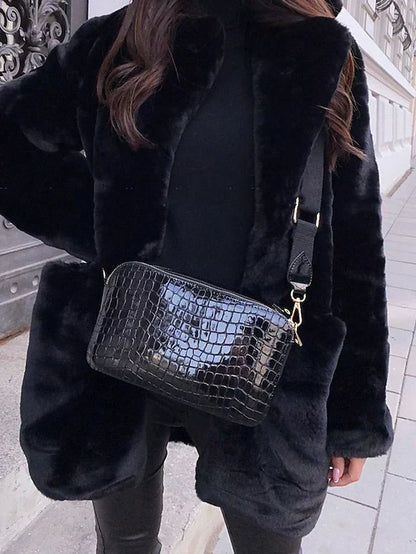 Abrigo Largo Estilo Teddy con Corte Amplio para Uso Diario | Ideal para Invierno