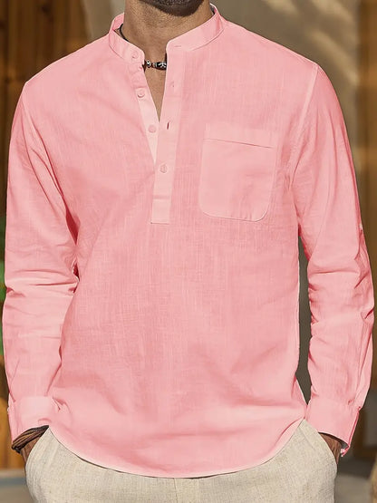 Camisa de Hombre con Corte Recto para Uso Diario | Ideal para el Verano