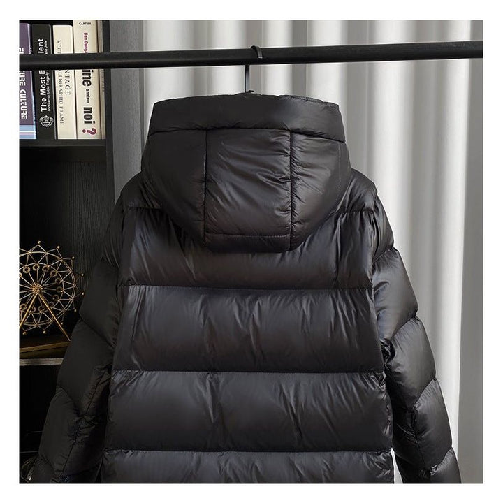 Chaqueta Larga De Invierno Con Cuello Alto Para Mujer | Ideal Para Uso Diario