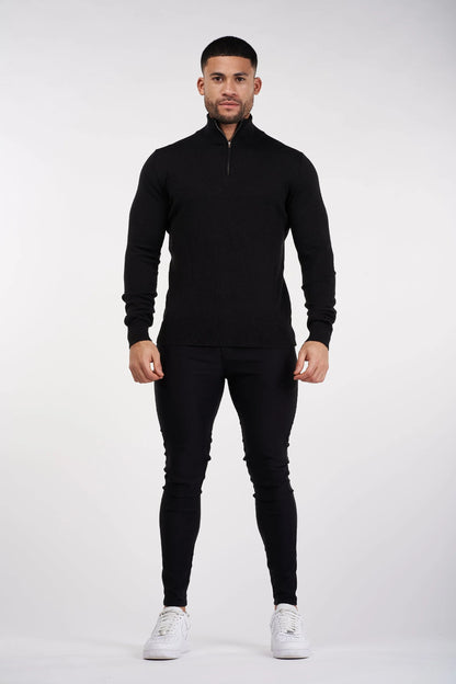 Jersey Con Cuello Alto Y Cremallera Para Hombre | Ideal Para Uso Diario Y Profesional