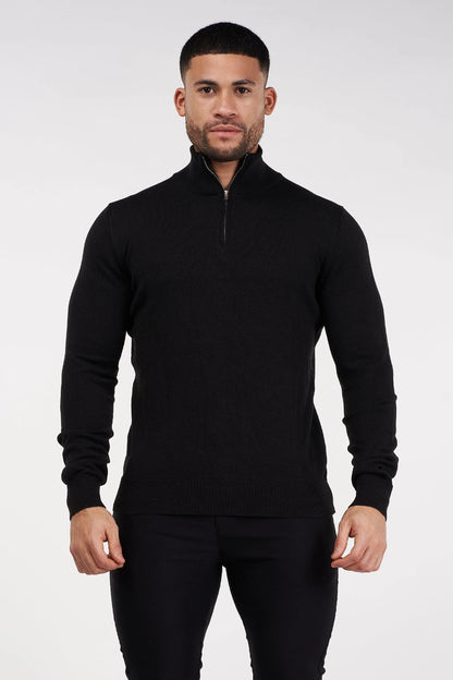 Jersey Con Cuello Alto Y Cremallera Para Hombre | Ideal Para Uso Diario Y Profesional