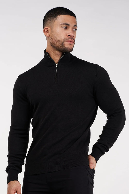 Jersey Con Cuello Alto Y Cremallera Para Hombre | Ideal Para Uso Diario Y Profesional
