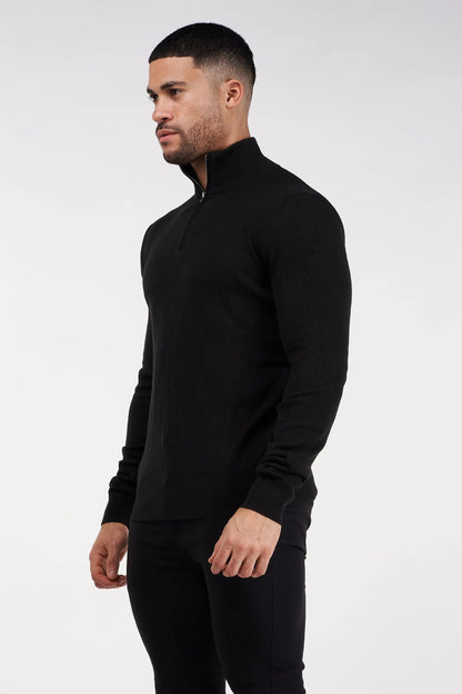 Jersey Con Cuello Alto Y Cremallera Para Hombre | Ideal Para Uso Diario Y Profesional