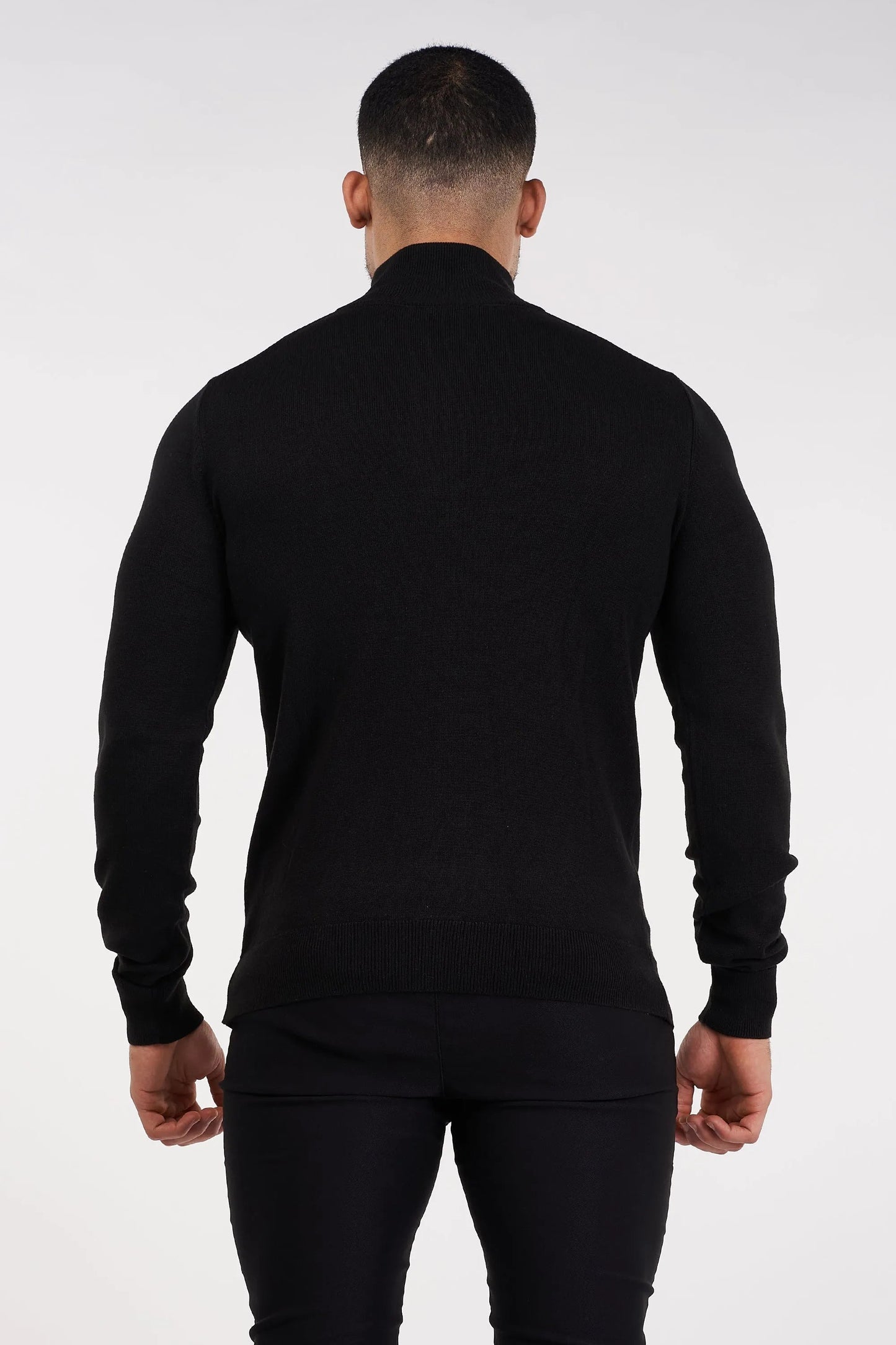 Jersey Con Cuello Alto Y Cremallera Para Hombre | Ideal Para Uso Diario Y Profesional