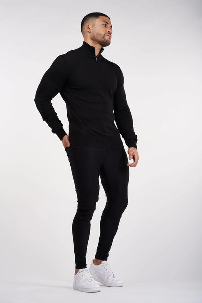 Jersey Con Cuello Alto Y Cremallera Para Hombre | Ideal Para Uso Diario Y Profesional
