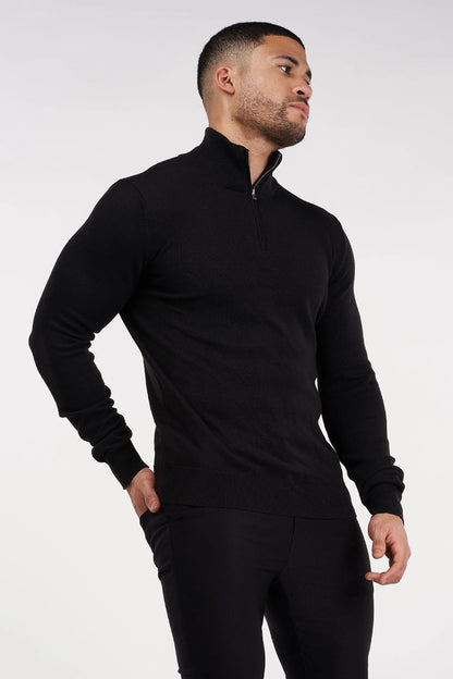 Jersey Con Cuello Alto Y Cremallera Para Hombre | Ideal Para Uso Diario Y Profesional