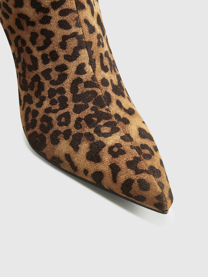 Botas Hasta La Rodilla Con Estampado Animal Para Mujer | Ideal Para Uso Diario