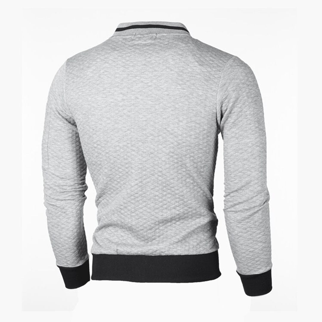 Chaqueta Acolchada Slim Fit Con Cremallera Frontal Para Hombre | Ideal Para Entretiempo Y Uso Diario