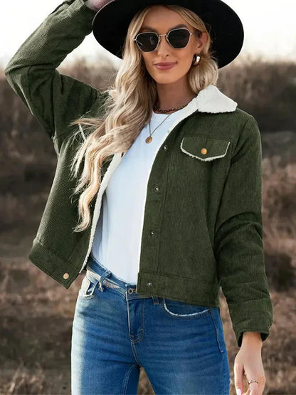 Chaqueta De Invierno Con Forro Interior Para Mujer | Ideal Para Temporada De Invierno