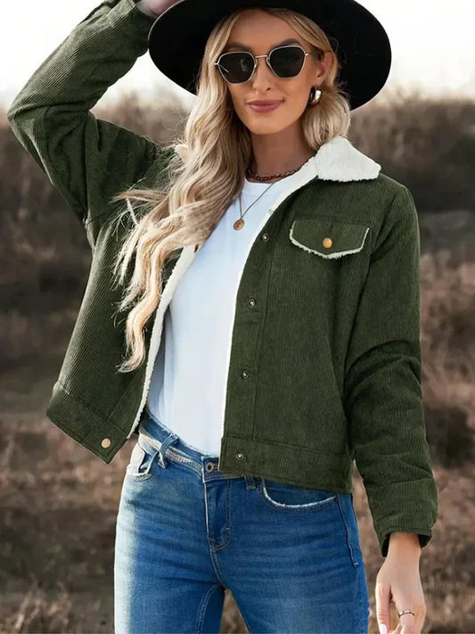 Chaqueta De Invierno Con Forro Interior Para Mujer | Ideal Para Temporada De Invierno