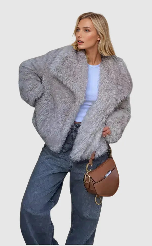 Abrigo Voluminoso de Largo Medio para Mujer | Ideal para Temporadas Frías