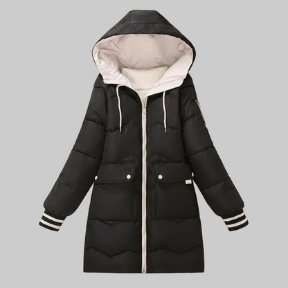 Chaqueta De Invierno Con Corte Funcional Para Mujer | Ideal Para La Temporada Fría