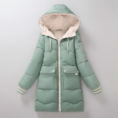 Chaqueta De Invierno Con Corte Funcional Para Mujer | Ideal Para La Temporada Fría