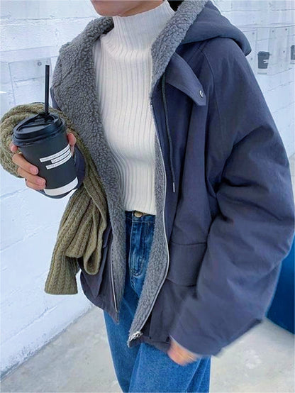 Parka Reversible con Capucha Integrada para Mujer | Ideal para Temporada Fría