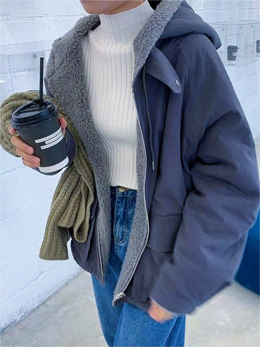 Parka Reversible con Capucha Integrada para Mujer | Ideal para Temporada Fría