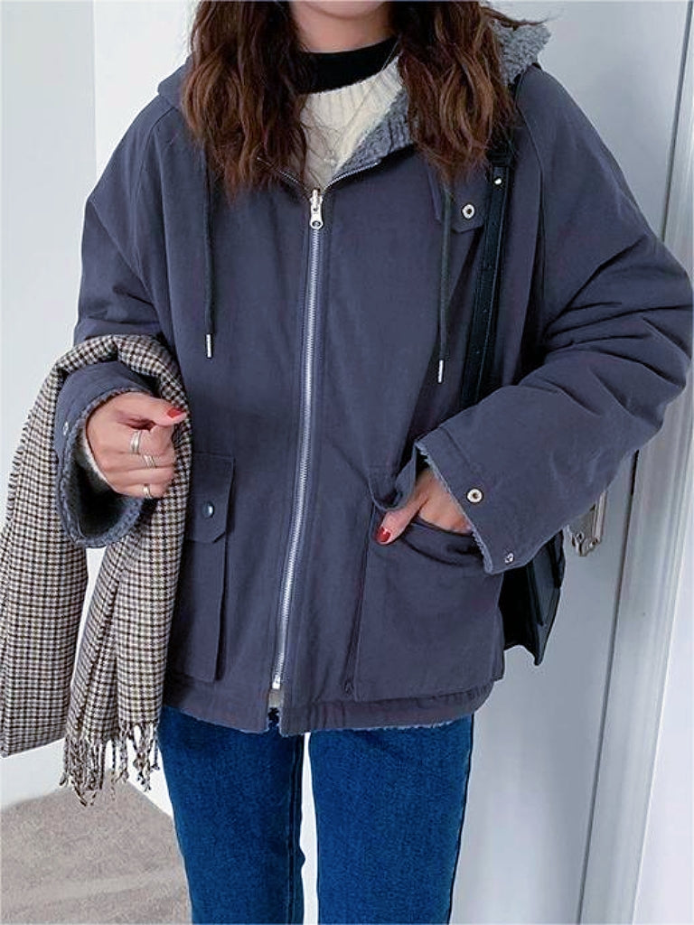 Parka Reversible con Capucha Integrada para Mujer | Ideal para Temporada Fría