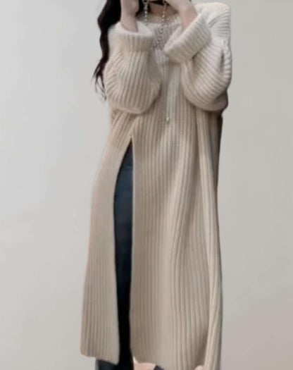 Jersey Largo De Corte Amplio Con Abertura Para Mujer | Ideal Para Uso Diario