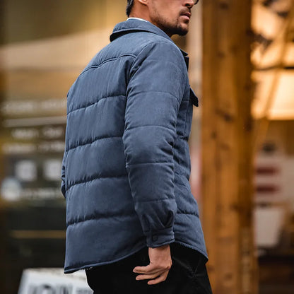 Chaqueta Con Cremallera Frontal Y Bolsillos Funcionales Para Hombres | Ideal Para Actividades Exteriores