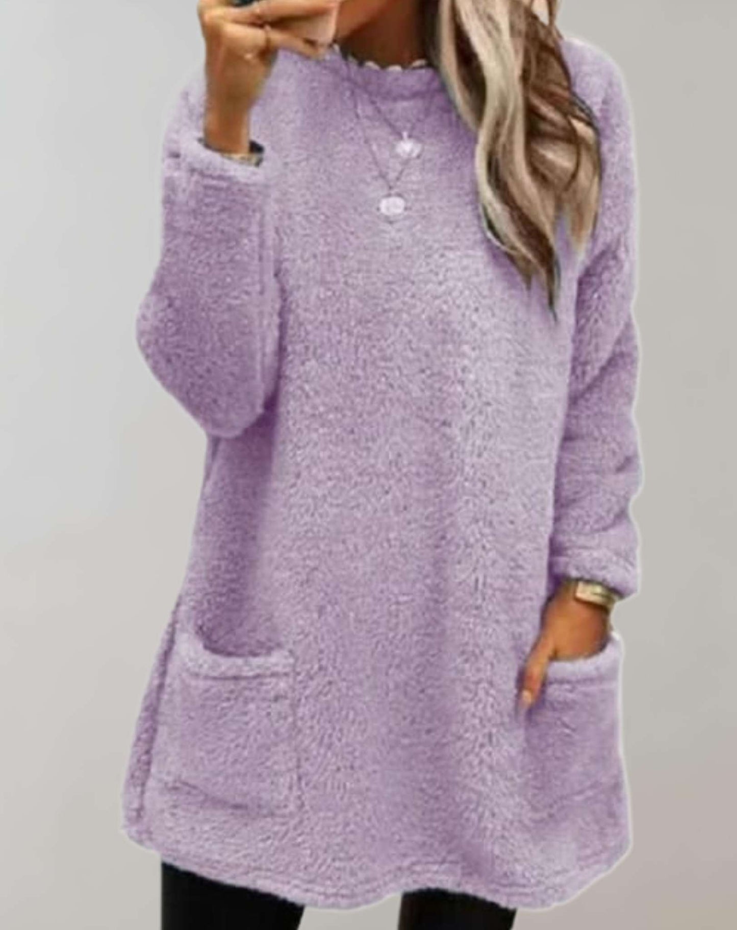 Suéter Largo De Corte Amplio Para Mujer | Ideal Para Primavera, Otoño E Invierno