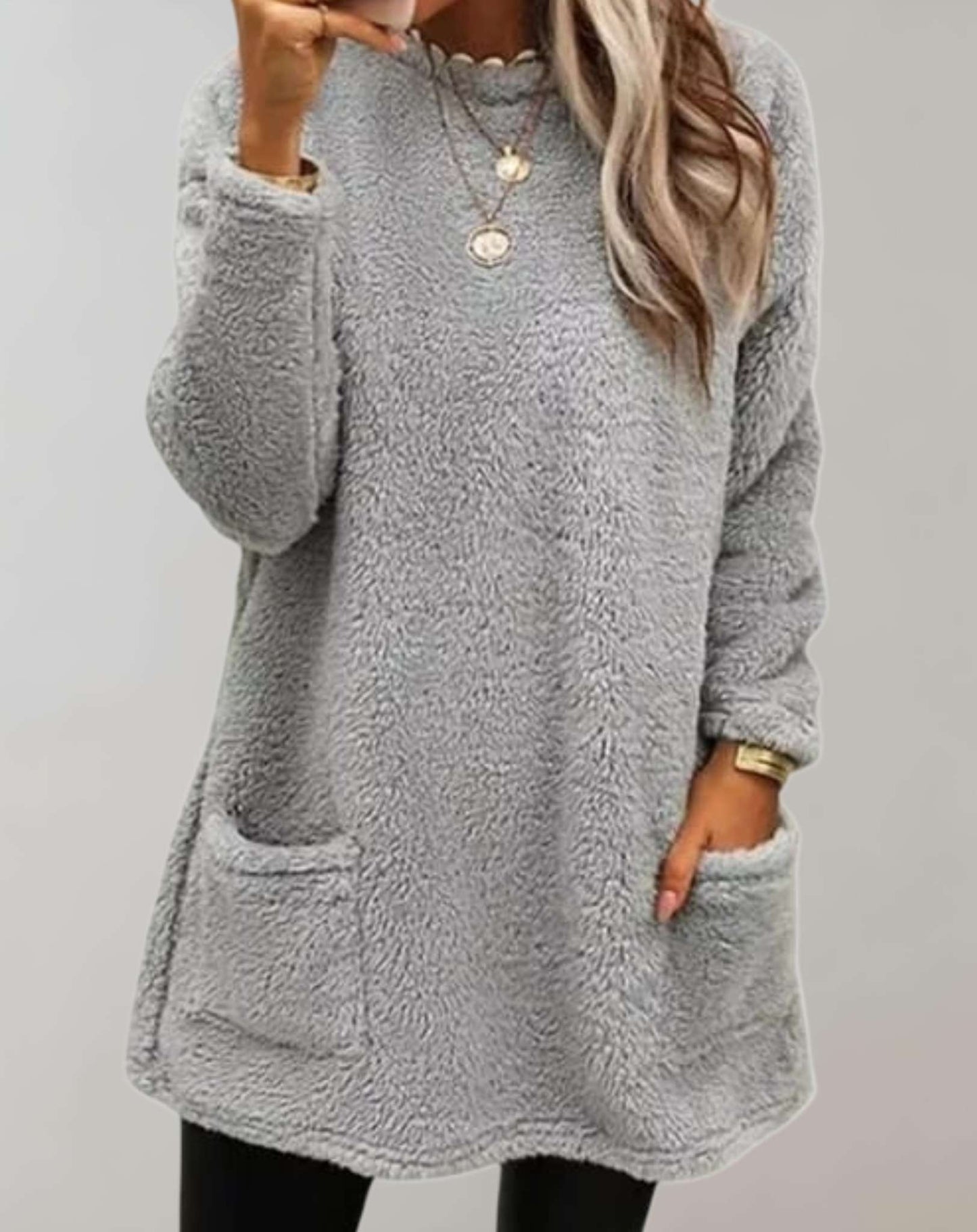 Suéter Largo De Corte Amplio Para Mujer | Ideal Para Primavera, Otoño E Invierno