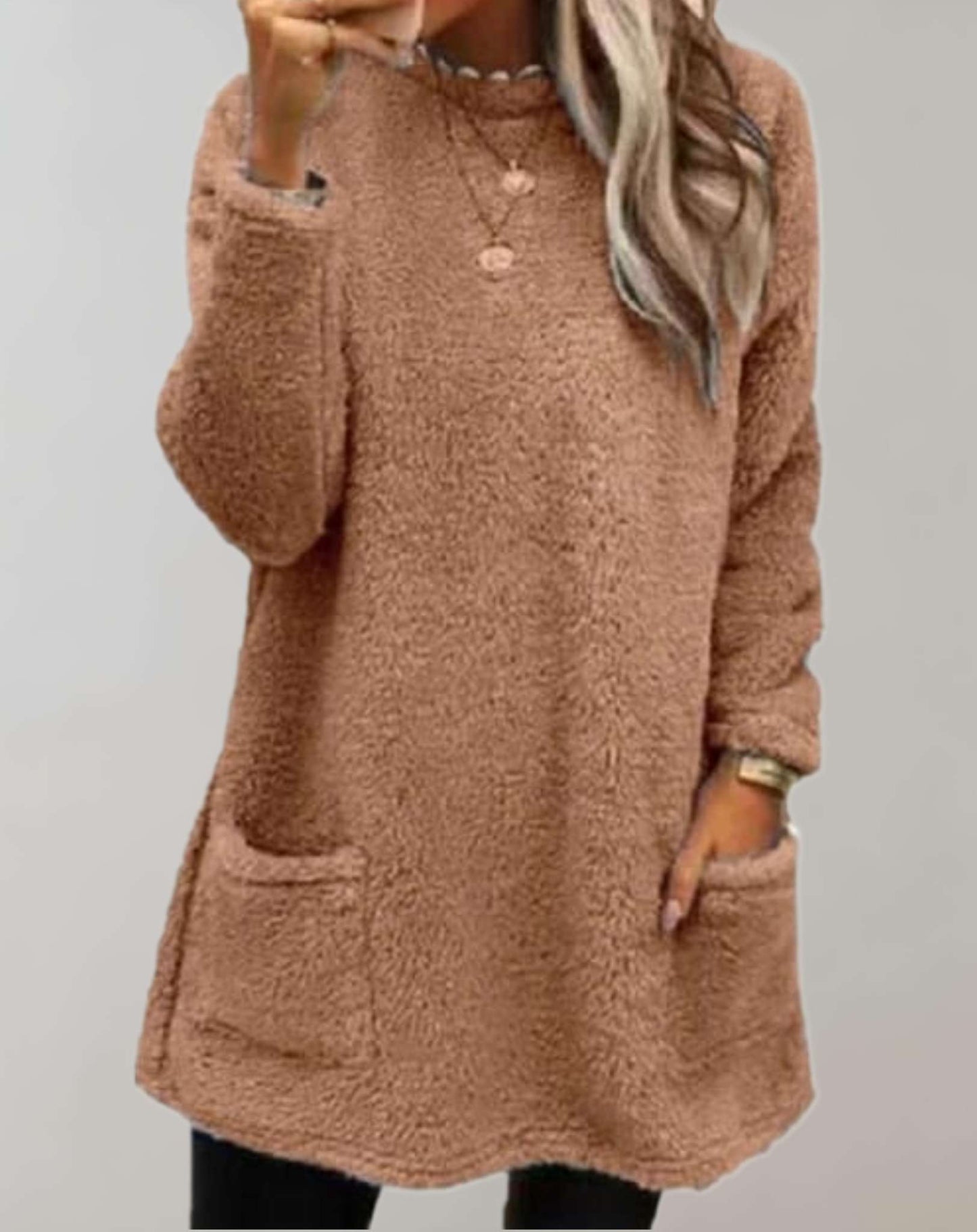 Suéter Largo De Corte Amplio Para Mujer | Ideal Para Primavera, Otoño E Invierno